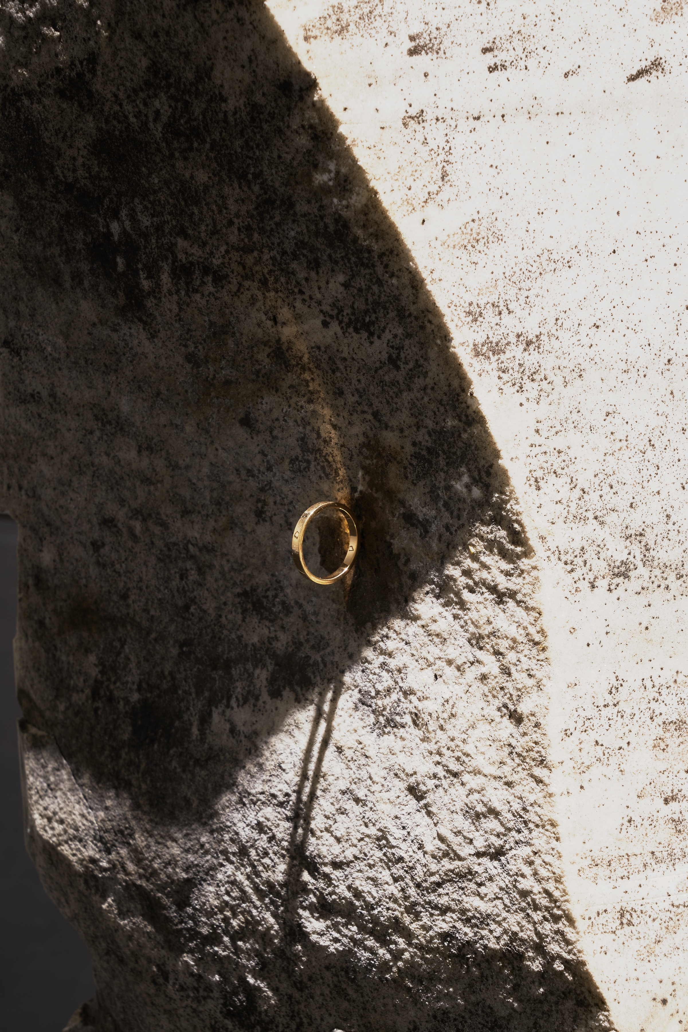 Solitary, 2019

marble, gold

&nbsp;

&nbsp;

When you wear this ring, you remain still, all alone.